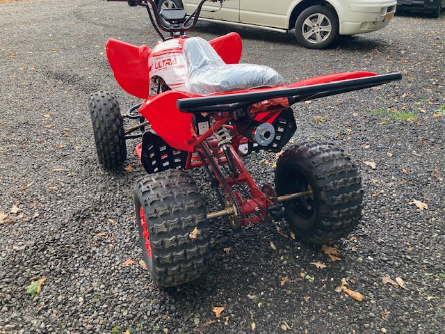 Quad Raptor 125CC 4 takt Semi automaat Rood - Afbeelding 5