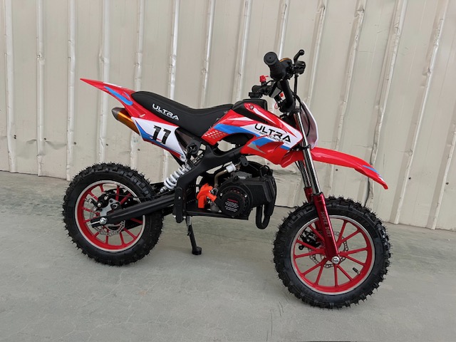 Ultramotorcross kindercrosser 49CC Met trekstarter Rood