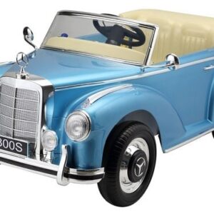 Mercedes 300S classic, 12 volt elektrische kinderauto met rubberen banden!