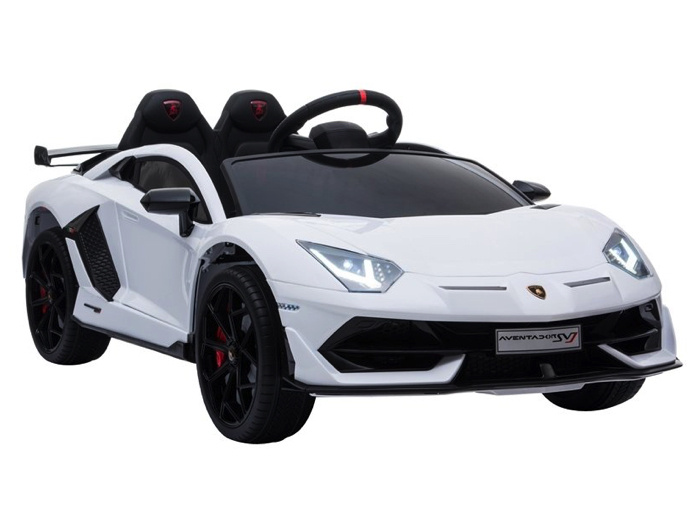 Lamborghini Aventador SVJ, 12 volt elektrische kinderauto met echte vleugeldeuren! - Afbeelding 2