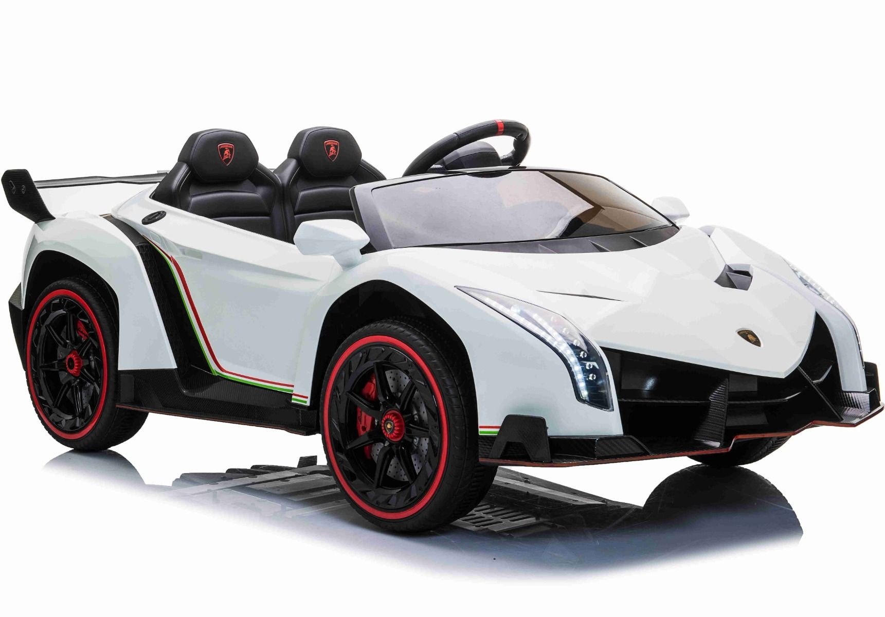 Lamborghini Veneno, 2-persoons elektrische kinderauto met 4 motoren en meer. - Afbeelding 2