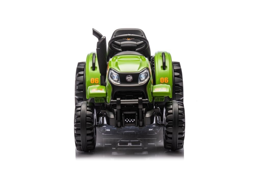 Elektrische tractor met aanhangwagen, 12 volt, muziek module, bluetooth - Afbeelding 2