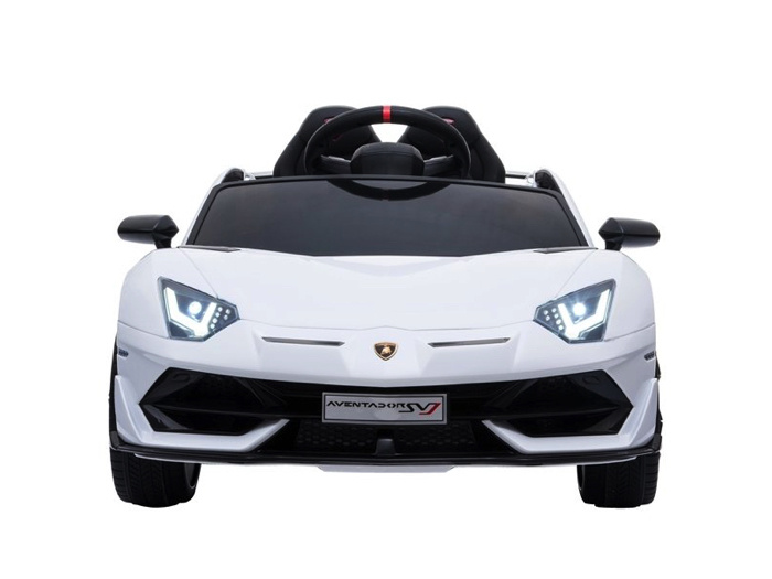 Lamborghini Aventador SVJ, 12 volt elektrische kinderauto met echte vleugeldeuren! - Afbeelding 3