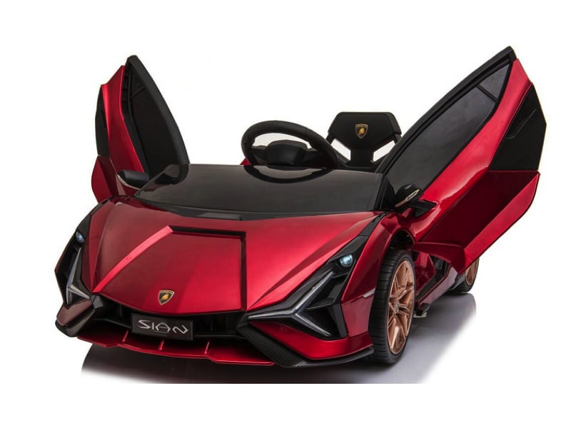 Lamborghini Sian, 12v elektrische kinderauto met vleugeldeuren - Afbeelding 3