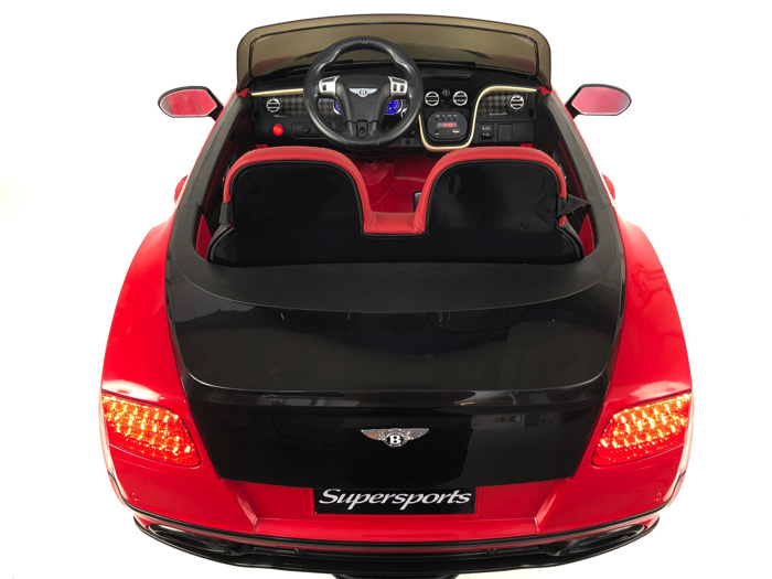Bentley Supersports, 2 zitter elektrische kinderauto, rubberen banden en meer! - Afbeelding 3