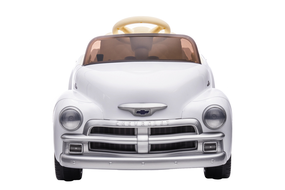 Chevrolet 3100 Classic, 12V elektrische kinder voertuig, leder zitje, rubberen banden - Afbeelding 3