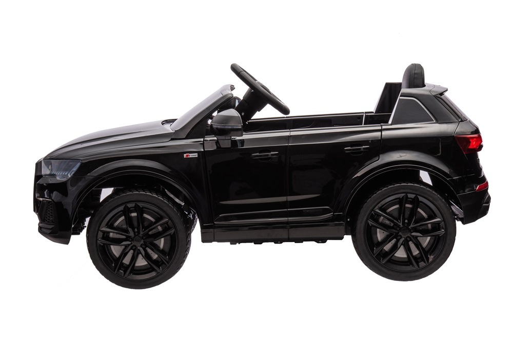 Audi Q7 elektrische kinderauto, 12 volt, rubber banden en meer! - Afbeelding 4