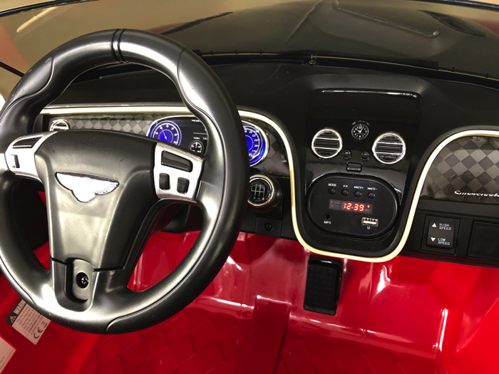 Bentley Supersports, 2 zitter elektrische kinderauto, rubberen banden en meer! - Afbeelding 4