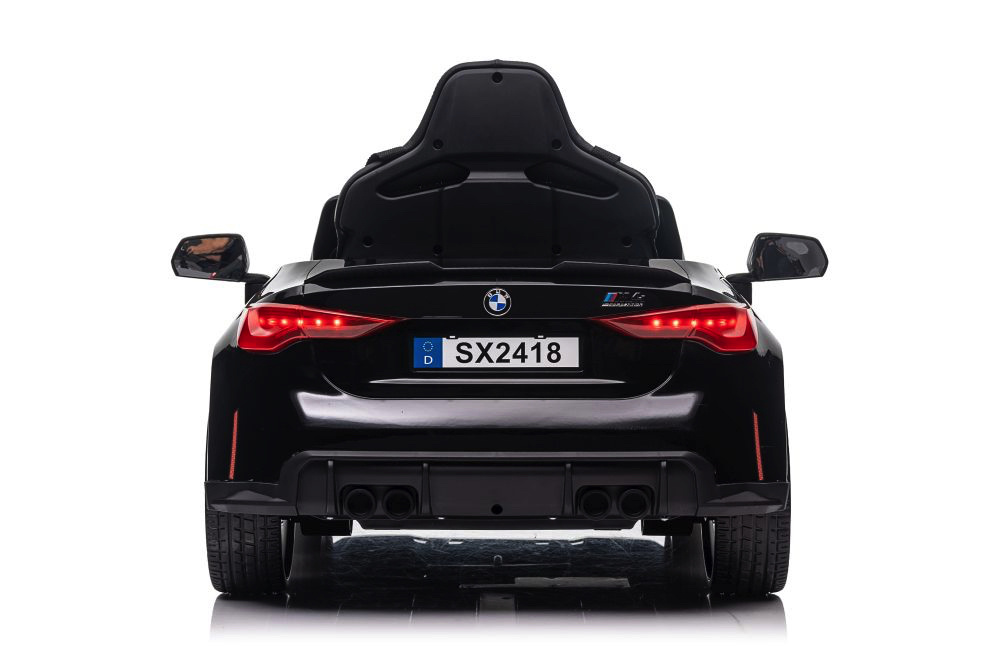 BMW M4, 12 volt elektrische kinderauto, Leder zitje, Rubberen banden, Kinder Accu Auto! - Afbeelding 6
