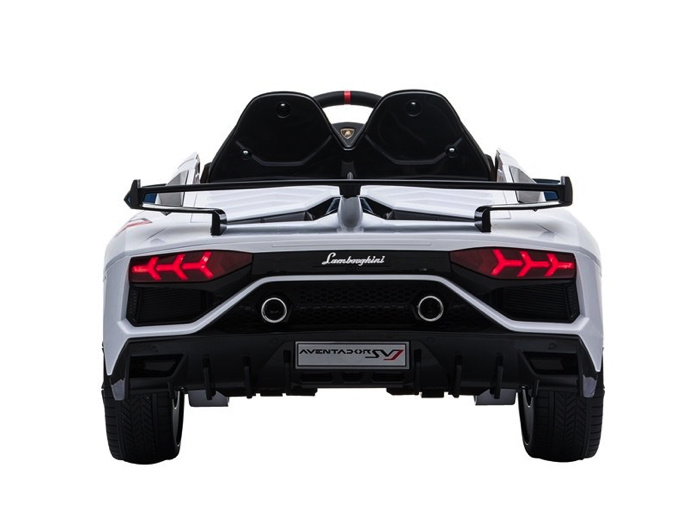 Lamborghini Aventador SVJ, 12 volt elektrische kinderauto met echte vleugeldeuren! - Afbeelding 6