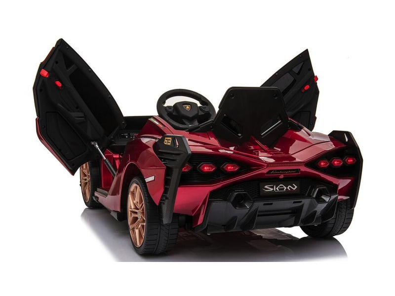 Lamborghini Sian, 12v elektrische kinderauto met vleugeldeuren - Afbeelding 7