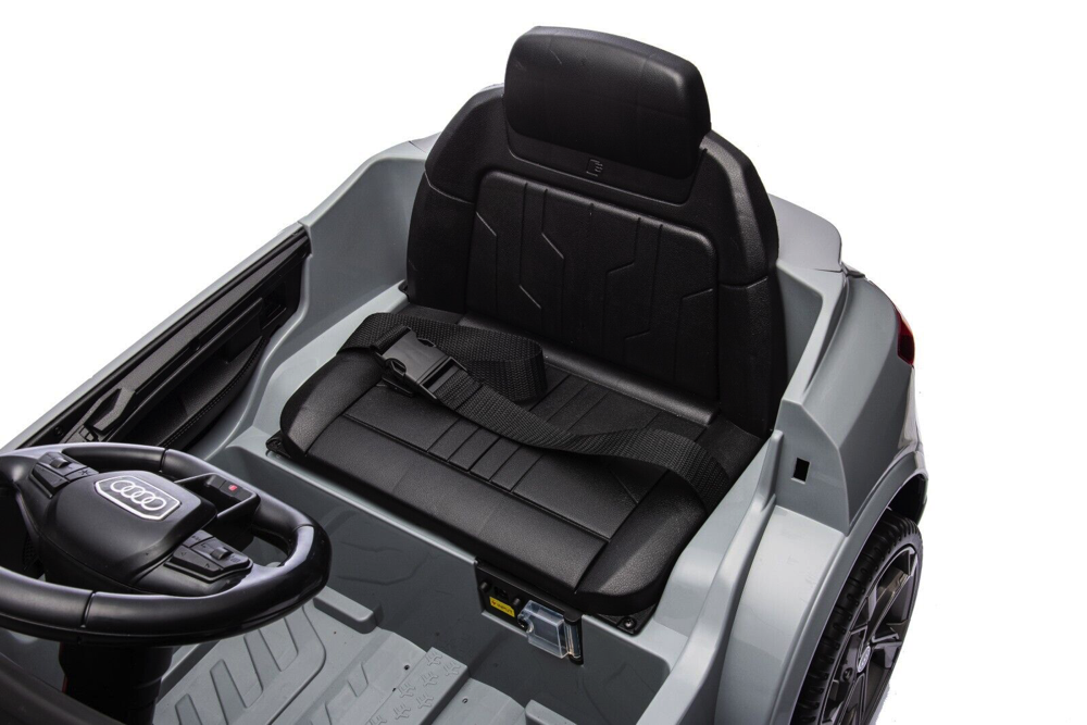 Audi S Q8, 12 volt elektrische kinderauto met rubberen banden, leder zitje en meer - Afbeelding 7