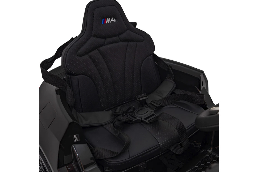 BMW M4, 12 volt elektrische kinderauto, Leder zitje, Rubberen banden, Kinder Accu Auto! - Afbeelding 8