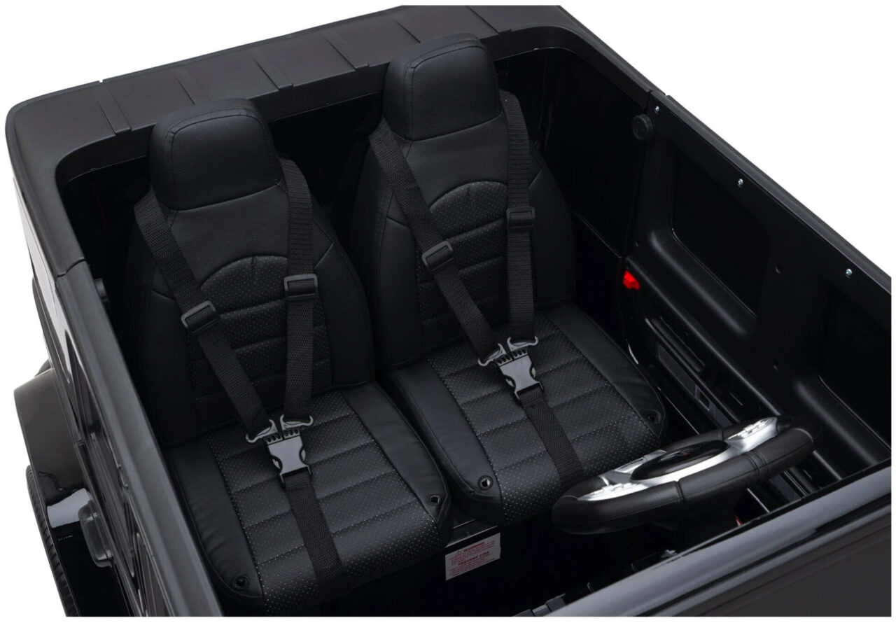 2 persoons Mercedes G63 AMG, 24v en 4x4 kinder accu voertuig! - Afbeelding 8