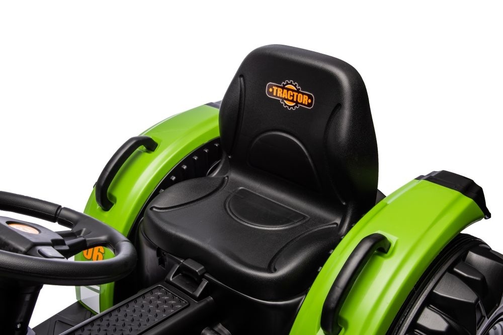 Elektrische tractor met aanhangwagen, 12 volt, muziek module, bluetooth - Afbeelding 8