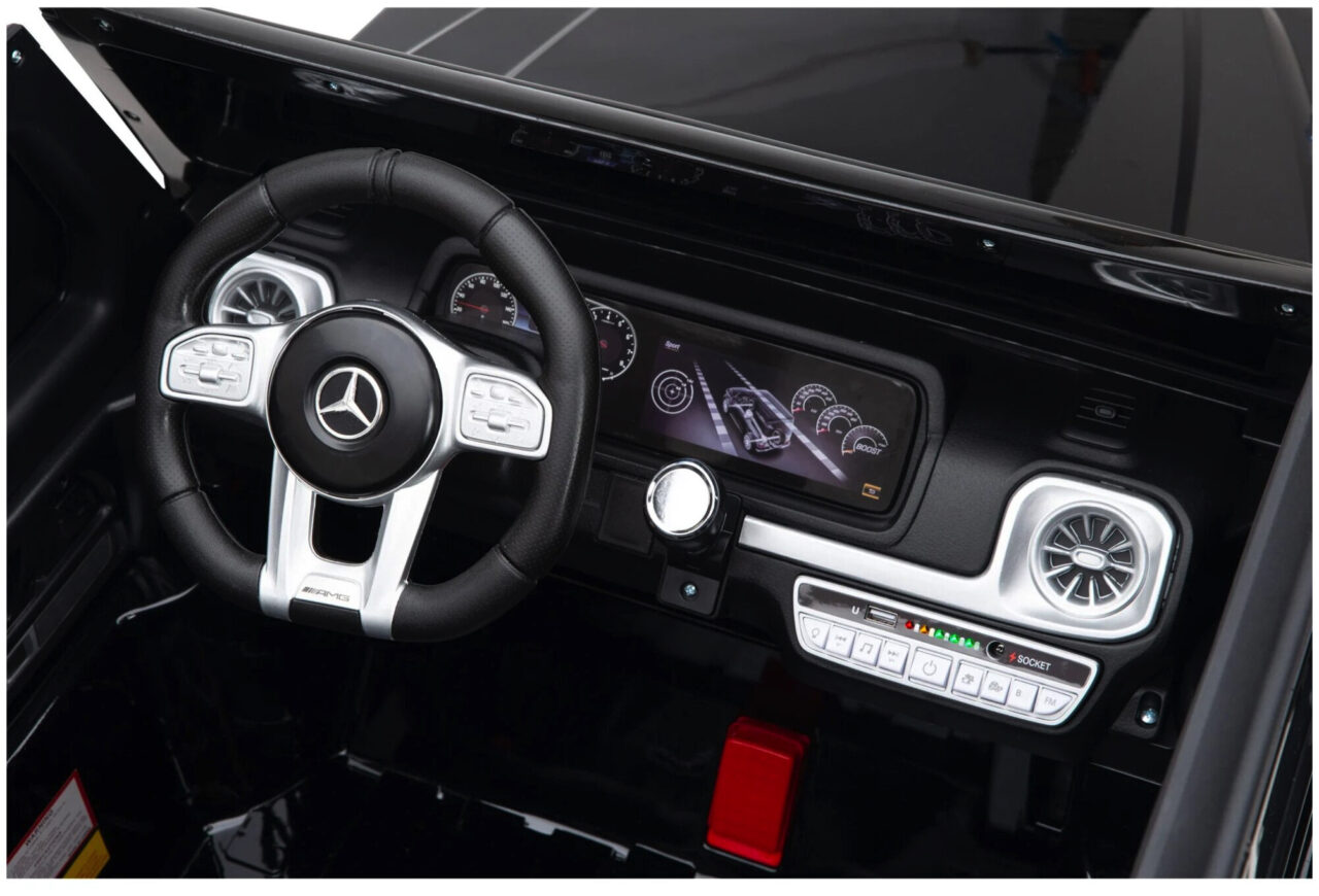 2 persoons Mercedes G63 AMG, 24v en 4x4 kinder accu voertuig! - Afbeelding 9