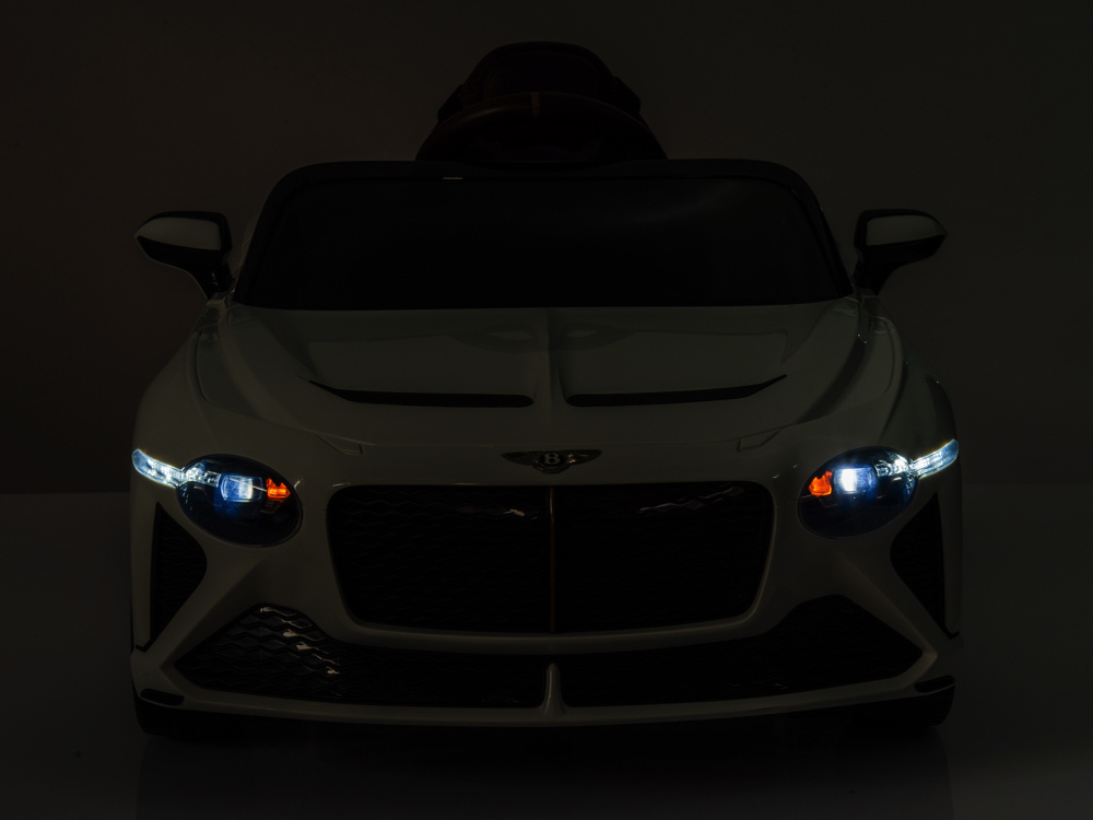 Bentley Bacalar, 12 volt elektrische kinderauto, leder zitje, rubberen banden en meer. - Afbeelding 9