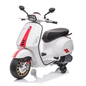 Vespa Sprint, 12 volt elektrische scooter met muziek en meer!
