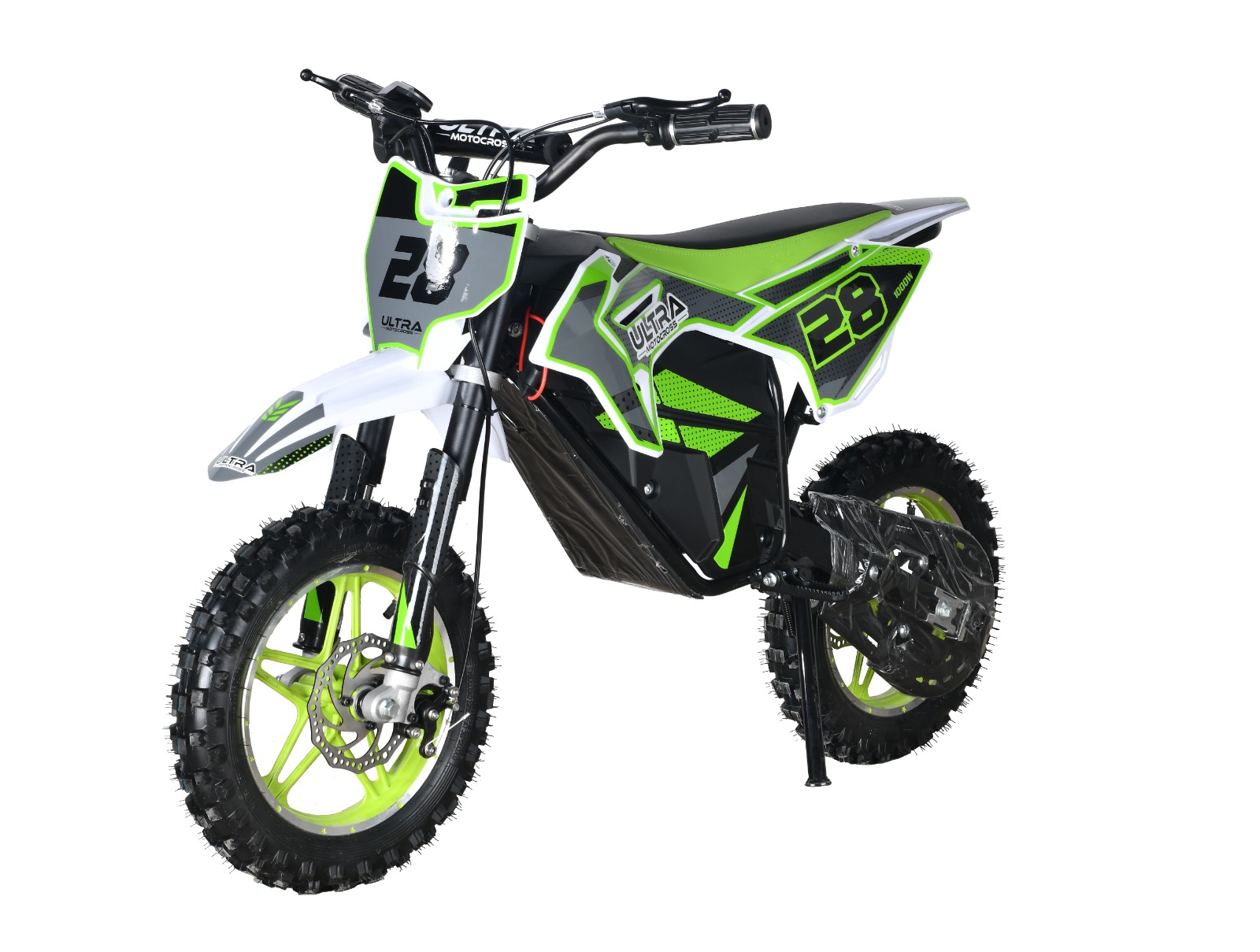 Ultra Motorcross Crossmotor 1000W 36 Volt Groen Max 30 KM/U
