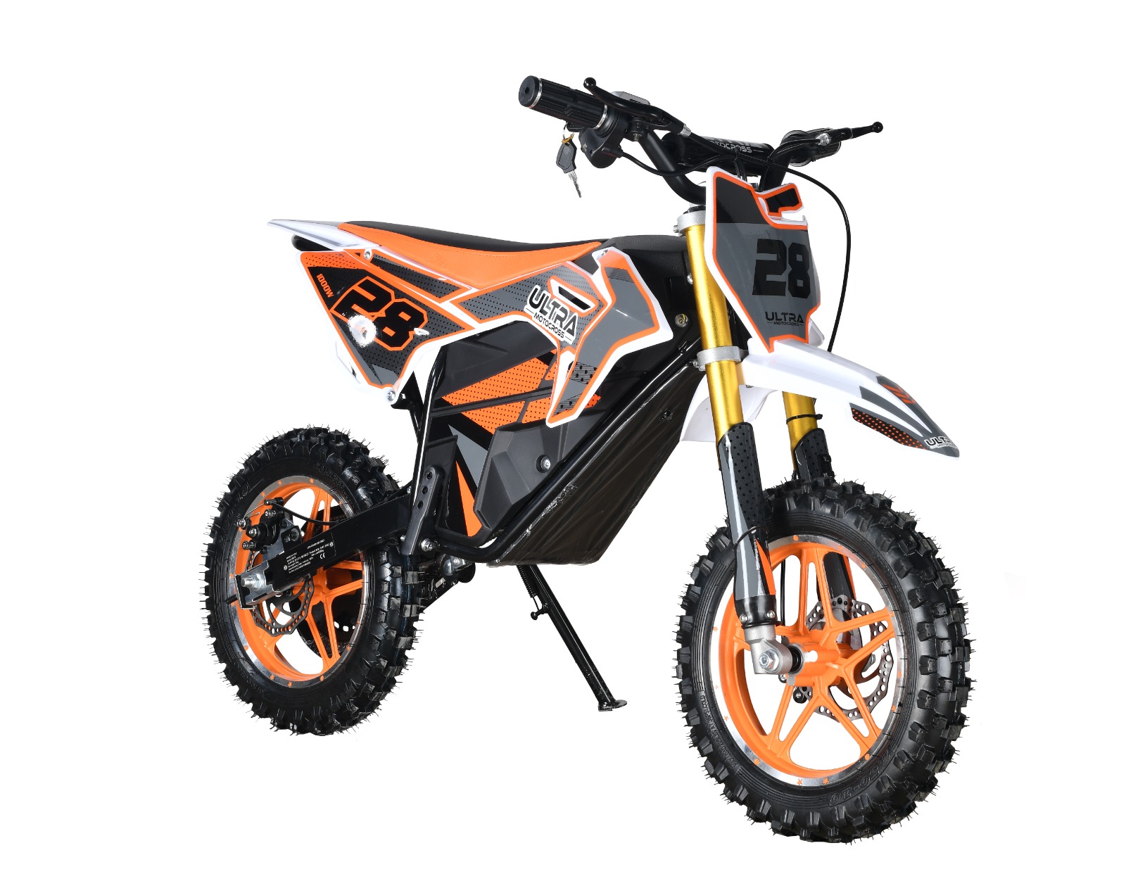 Ultra Motorcross Crossmotor 1000W 36 Volt Oranje Max 30 KM/U - Afbeelding 3